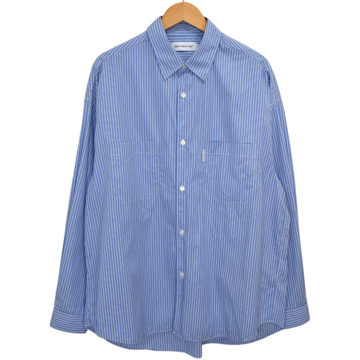 Stripe Broad Oversized L／S Shirtストライプ ブロード オーバーサイズシャツ
