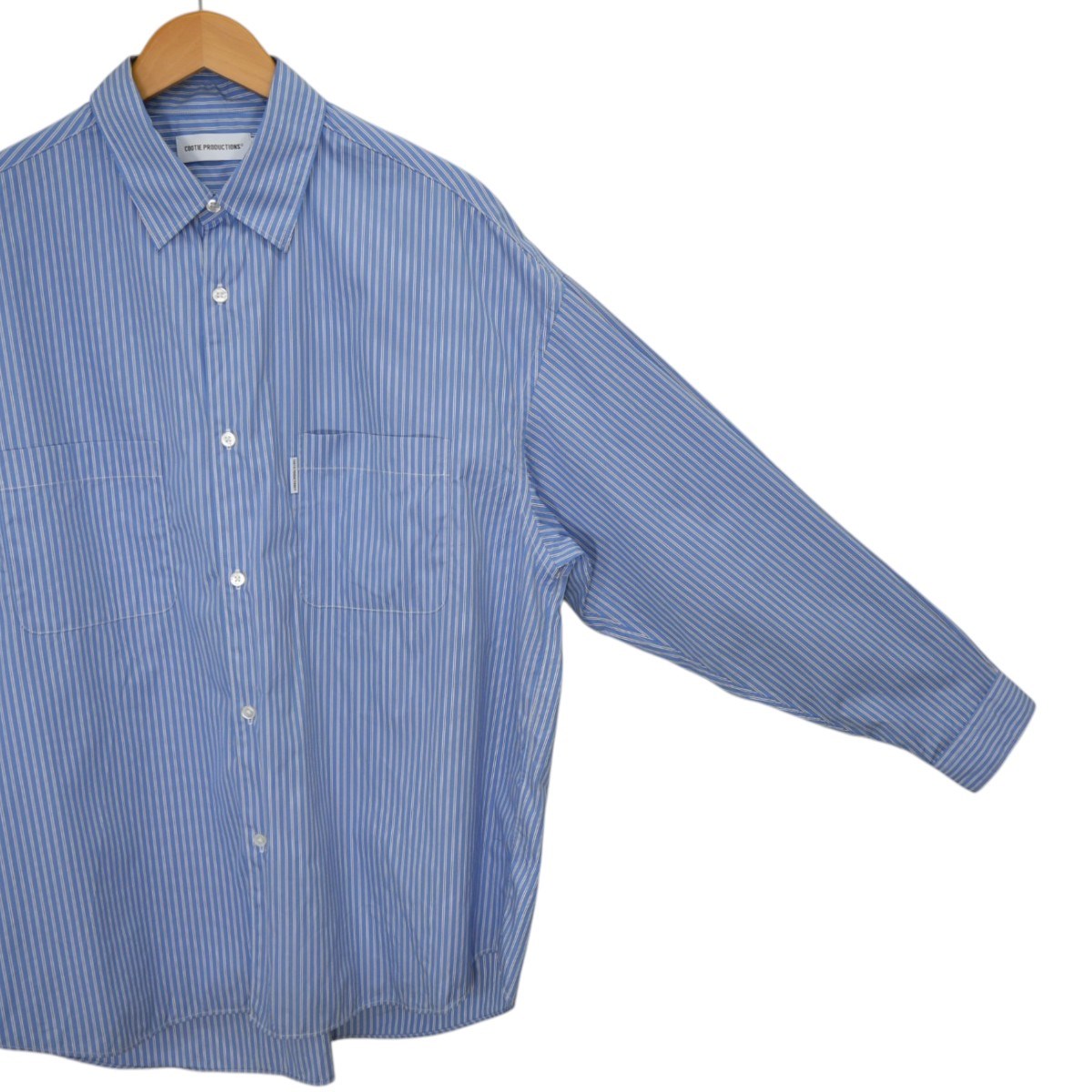 Stripe Broad Oversized L／S Shirtストライプ ブロード オーバーサイズシャツ