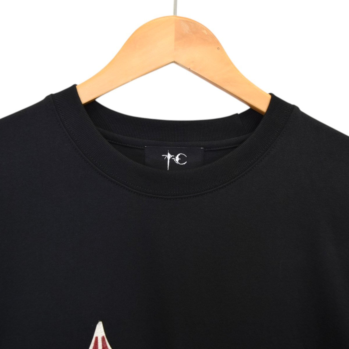 Rock T-Shirtカウレザーロゴ TシャツTC24TS0302