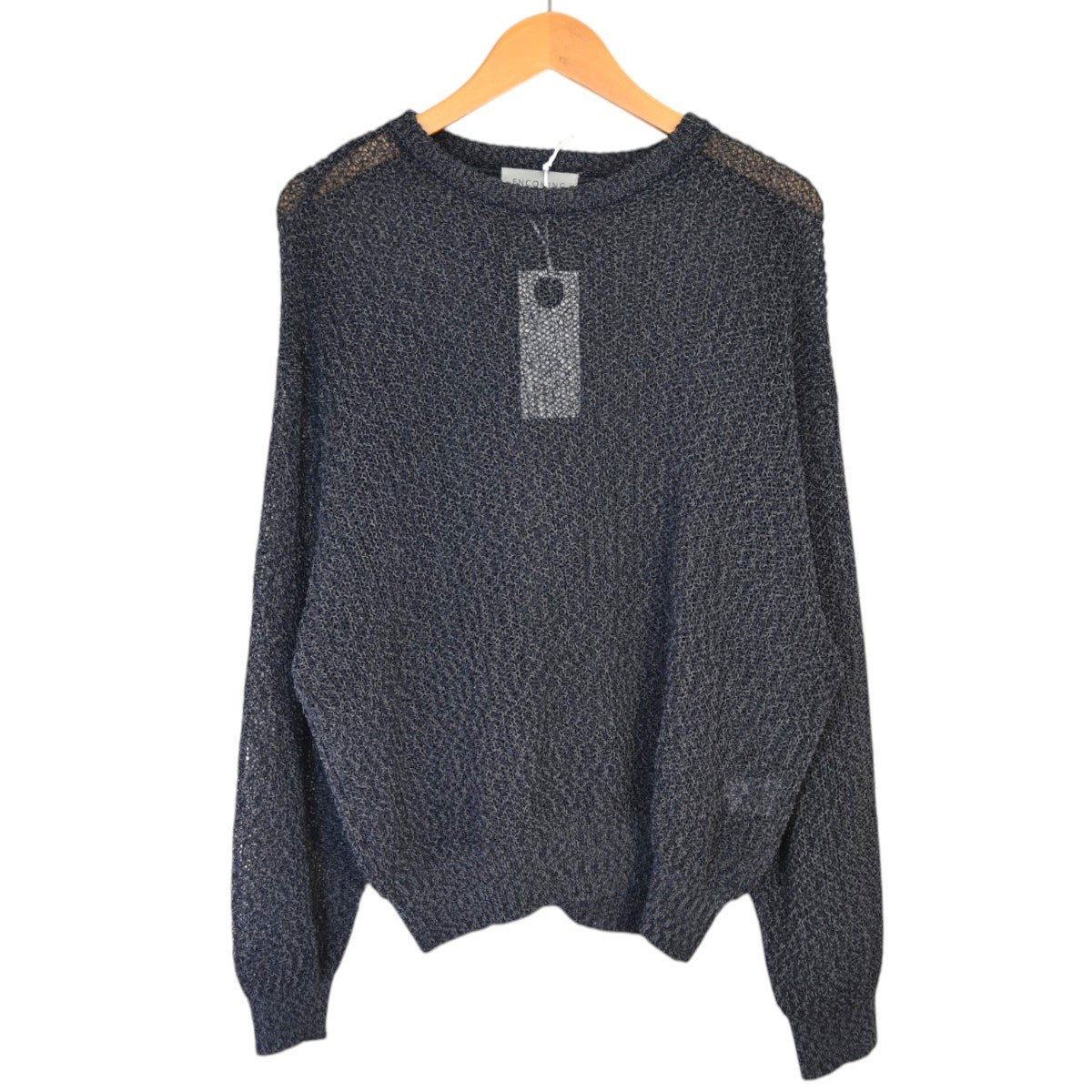 Knitted Sweat Jumper和紙混クルーネックニットKNJU-DV