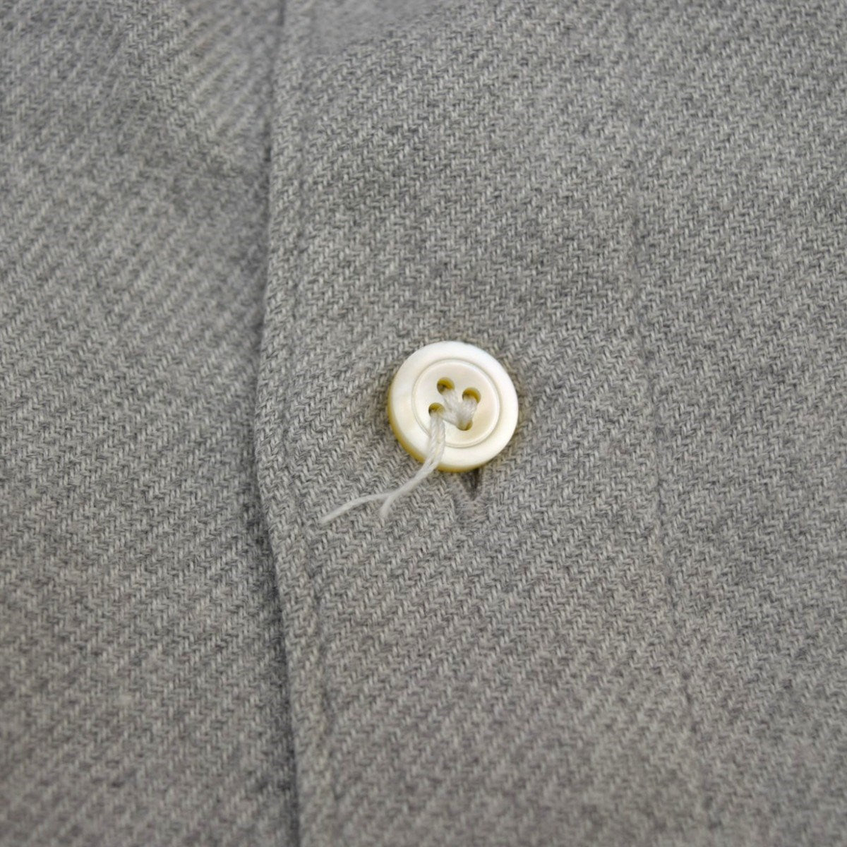 Finamore×BARNEYS NEWYORK ホリゾンタルカラーソフトフランネルシャツ 古着・中古-5枚目のアイテム画像