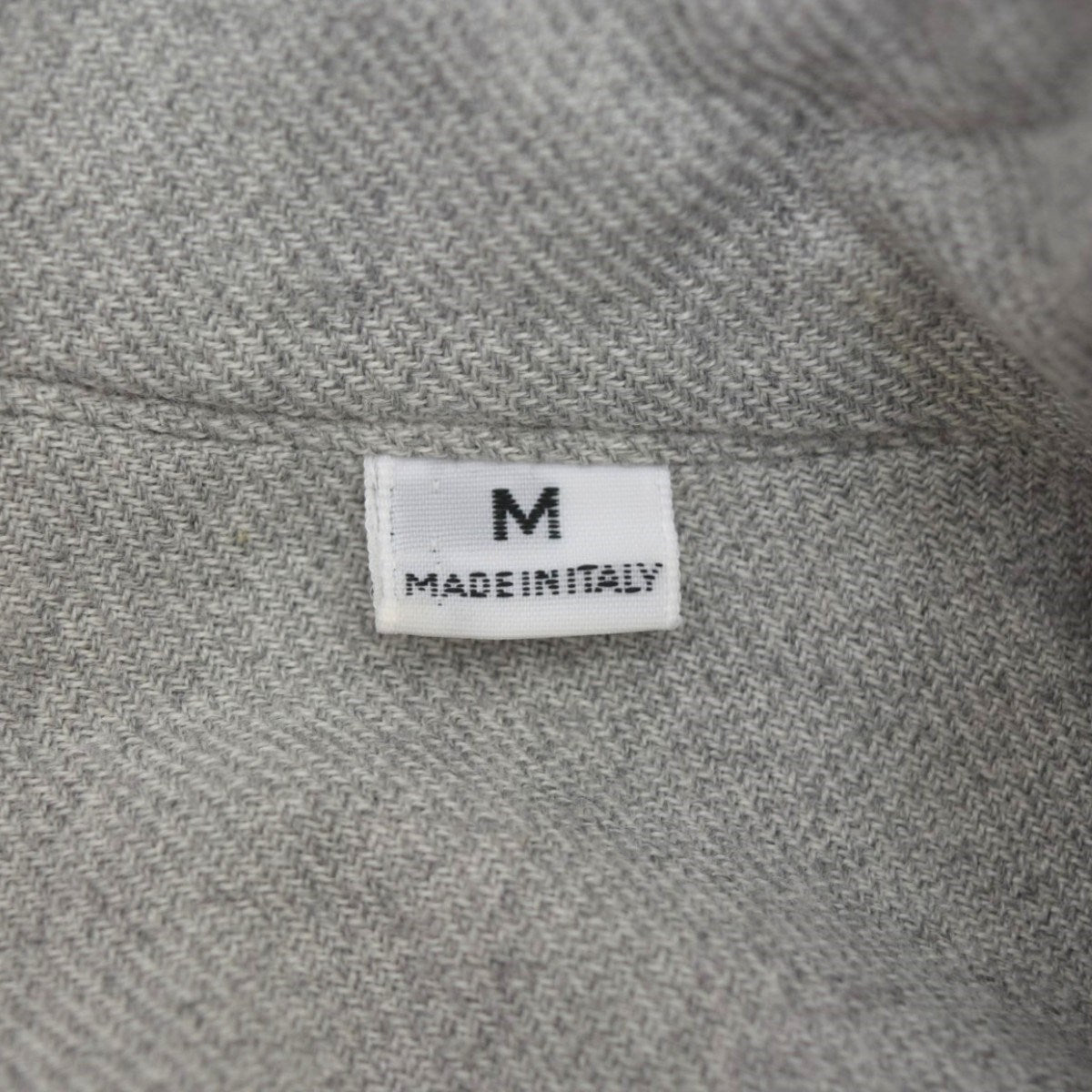 Finamore×BARNEYS NEWYORK ホリゾンタルカラーソフトフランネルシャツ 古着・中古-8枚目のアイテム画像