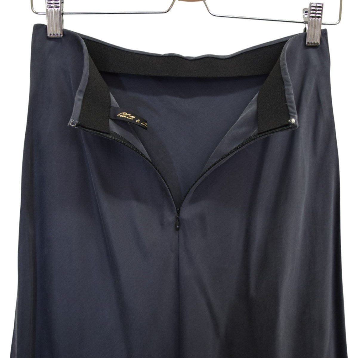 CLOTH＆CROSS キュプラロングスカート 古着・中古-3枚目のアイテム画像