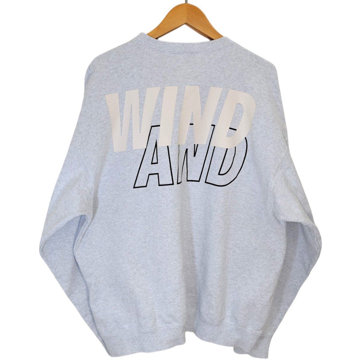 WIND AND SEA SEA CREW NECK BLACKクルーネックスウェットWDS-O-OSS-26-Q1-CS-01 古着・中古-2枚目のアイテム画像
