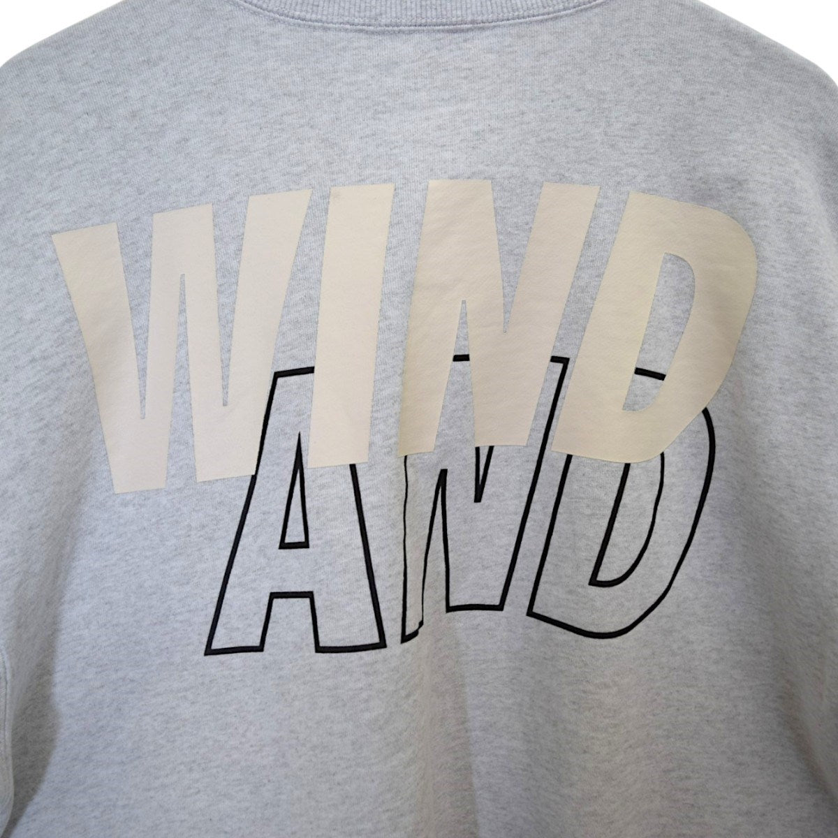 WIND AND SEA SEA CREW NECK BLACKクルーネックスウェットWDS-O-OSS-26-Q1-CS-01 古着・中古-5枚目のアイテム画像