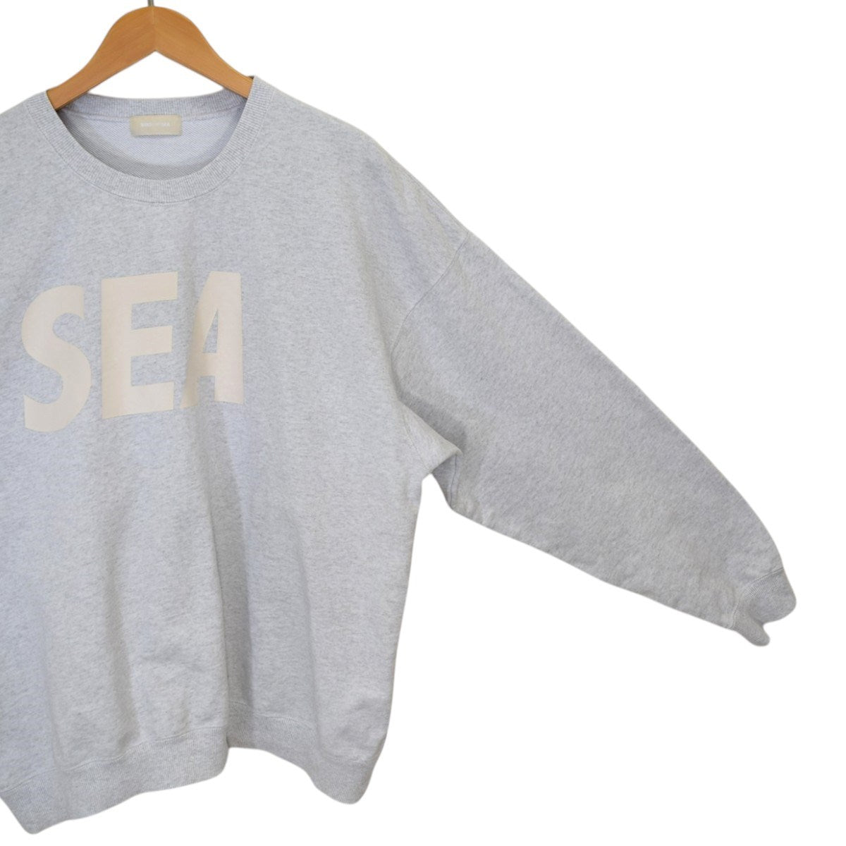 WIND AND SEA SEA CREW NECK BLACKクルーネックスウェットWDS-O-OSS-26-Q1-CS-01 古着・中古-6枚目のアイテム画像