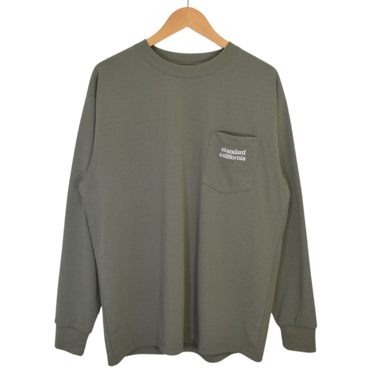 STANDARD CALIFORNIA SD TECH DRY ACTIVE LOGO POCKET LONG SLEEVE Tロングスリーブカットソー 古着・中古-1枚目のアイテム画像