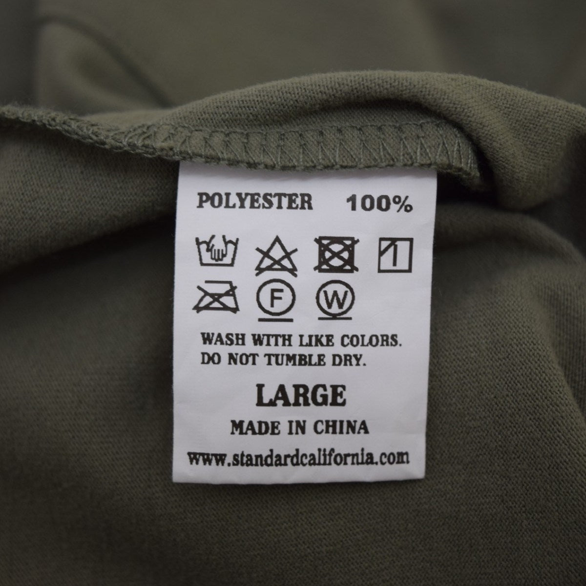 STANDARD CALIFORNIA SD TECH DRY ACTIVE LOGO POCKET LONG SLEEVE Tロングスリーブカットソー 古着・中古-6枚目のアイテム画像