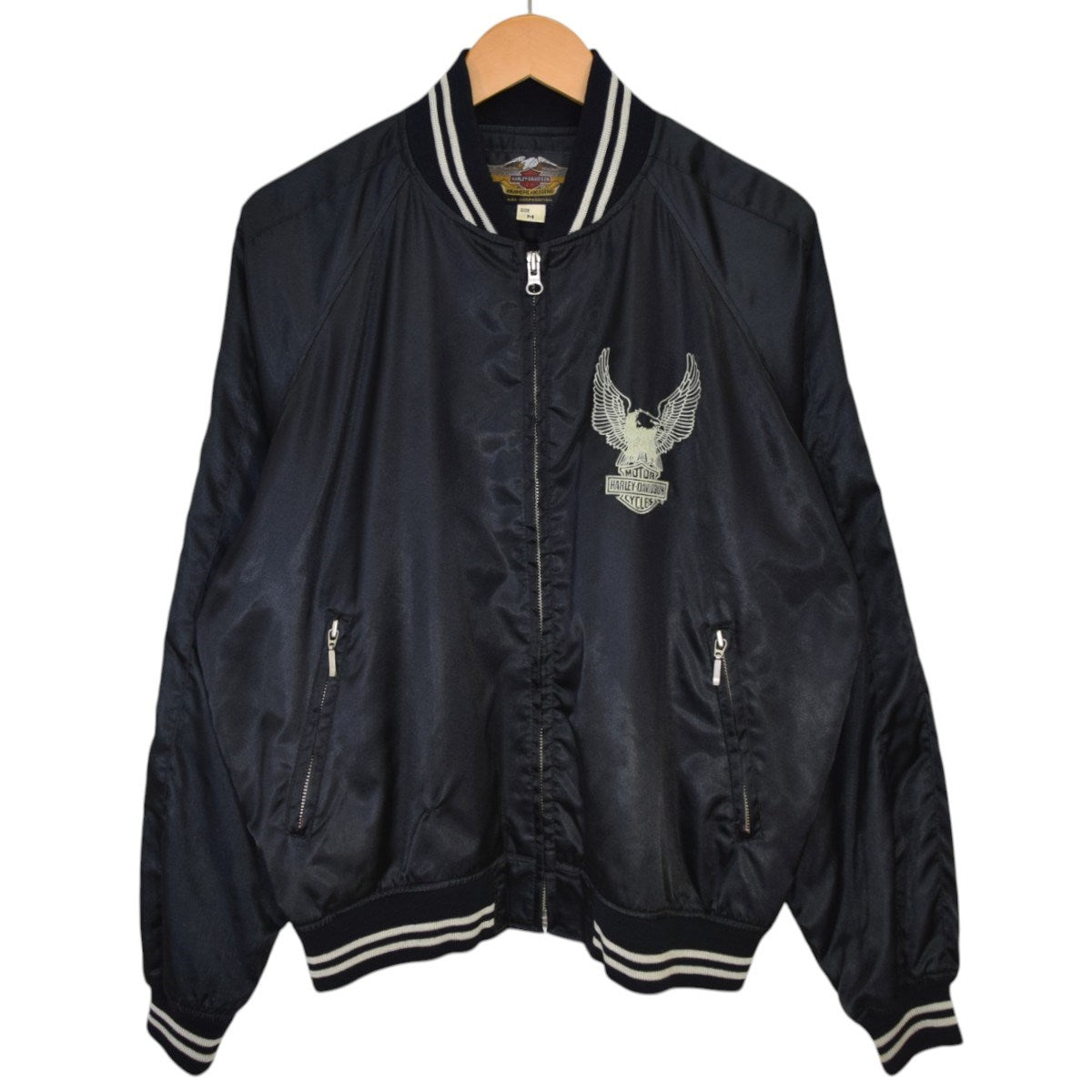 HARLEY-DAVIDSON イーグル刺繍スカジャン 日本企画 ヴィンテージ 古着・中古-1枚目のアイテム画像