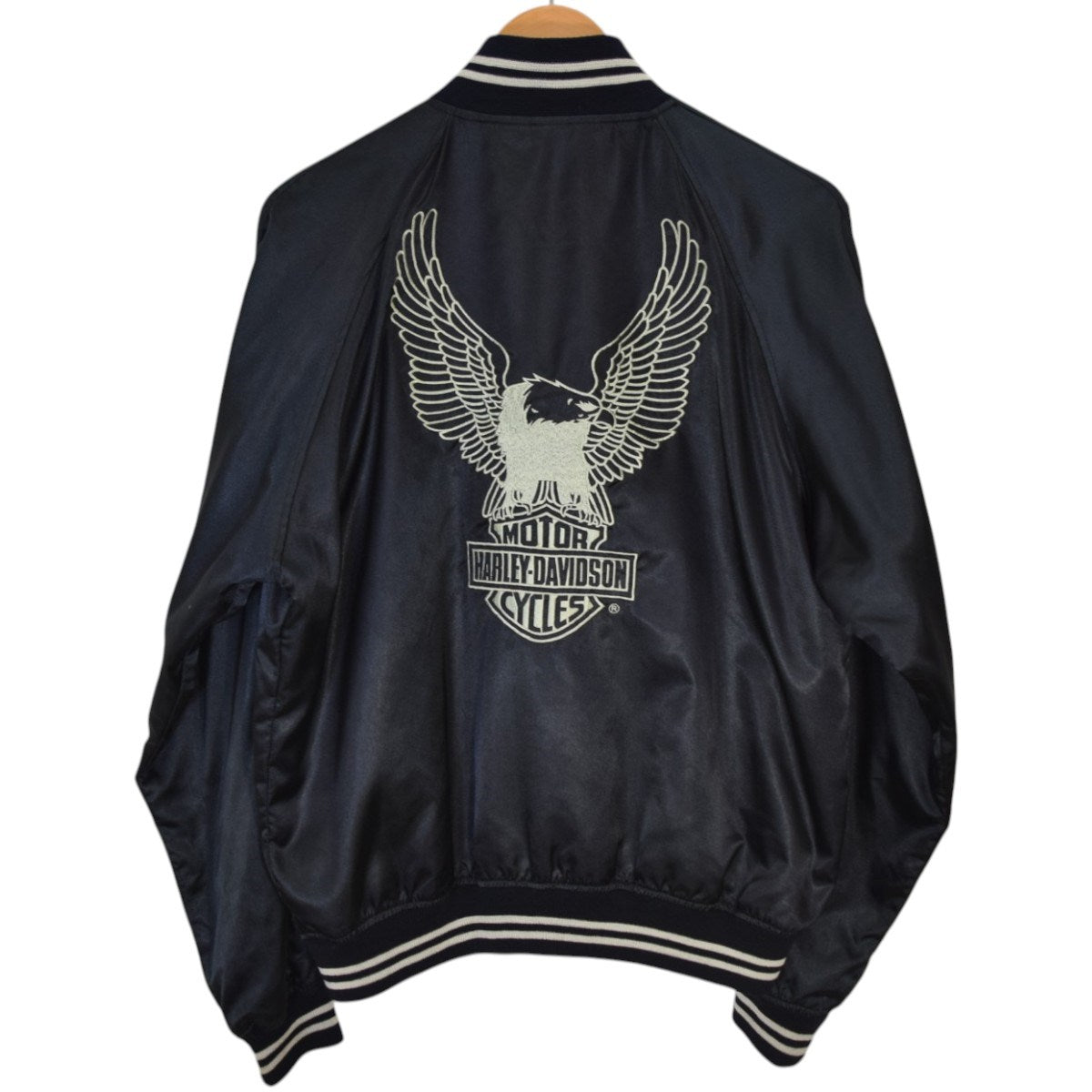 HARLEY-DAVIDSON イーグル刺繍スカジャン 日本企画 ヴィンテージ 古着・中古-2枚目のアイテム画像