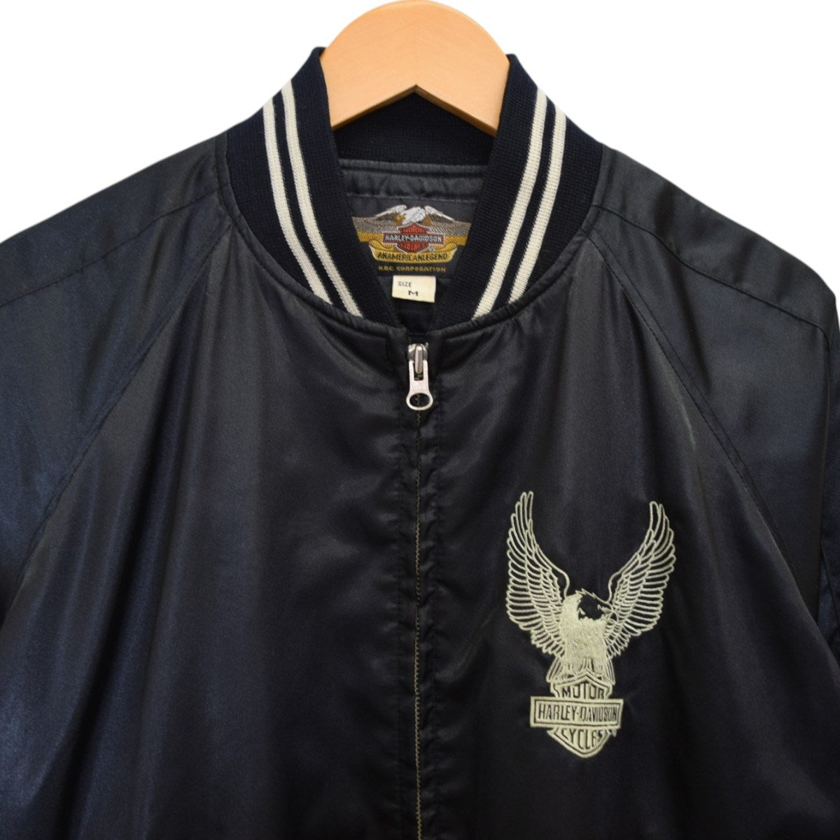 HARLEY-DAVIDSON イーグル刺繍スカジャン 日本企画 ヴィンテージ 古着・中古-4枚目のアイテム画像