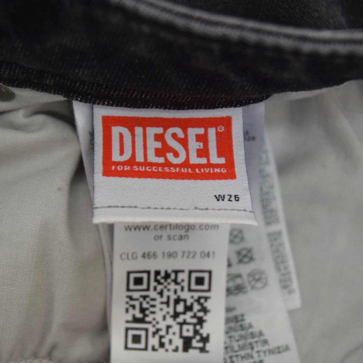 DIESEL 2024 P-MIRT-OUTワイドデニムパンツR68NT 古着・中古-8枚目のアイテム画像