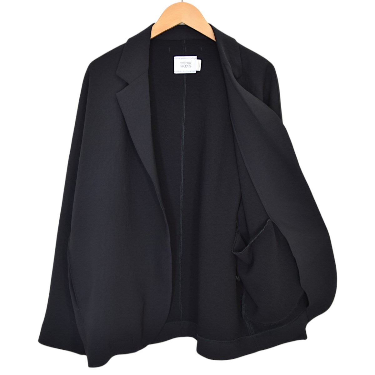 I D／S JACKETボタンレスジャケット