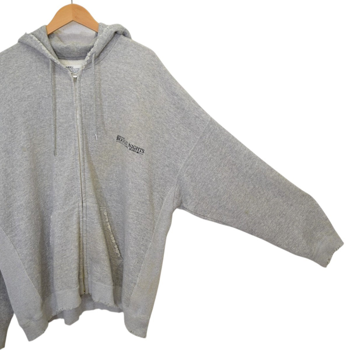 Ponyboy Zip Hoodieダメージ加工ジップパーカー21AW C-1