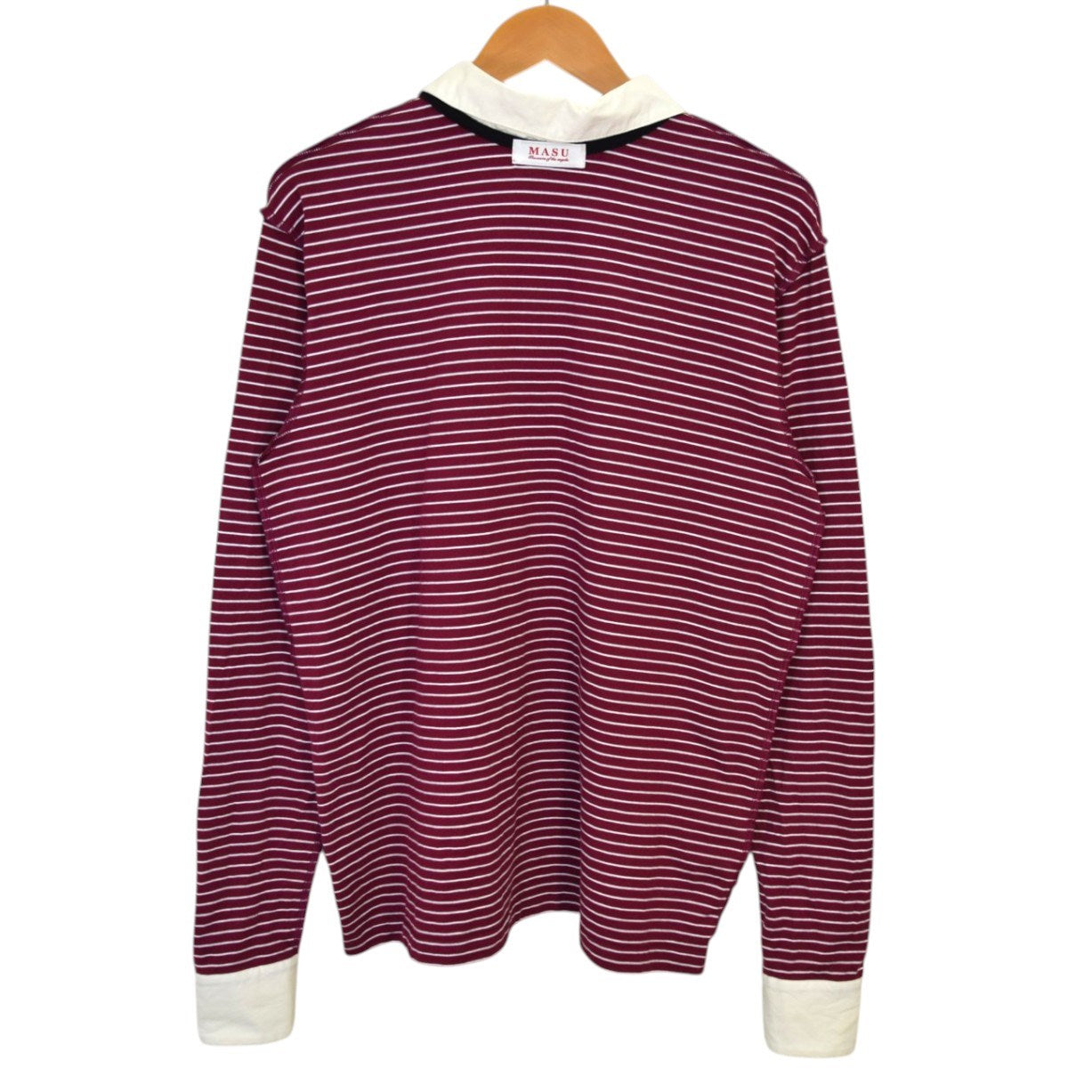 OPPOSITE STRIPE PULLOVER SHIRTロングスリーブポロシャツ  2026SSM26U6CS009