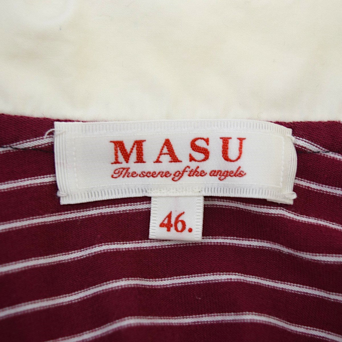 OPPOSITE STRIPE PULLOVER SHIRTロングスリーブポロシャツ  2026SSM26U6CS009