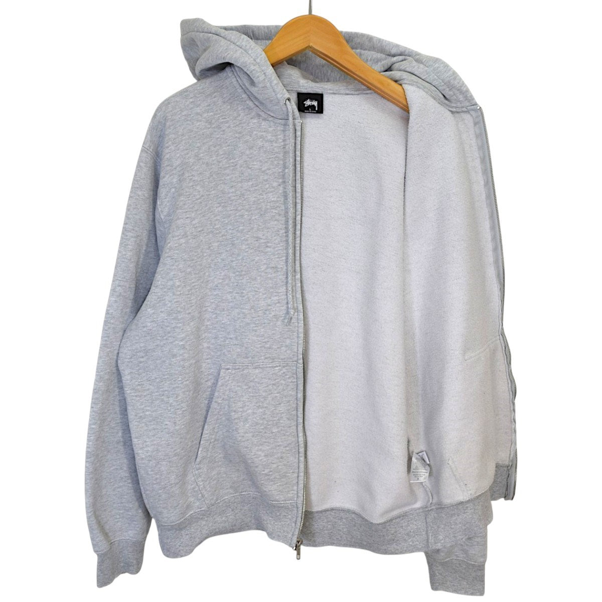stussy バックロゴジップパーカーZ4000SZS20 古着・中古-3枚目のアイテム画像