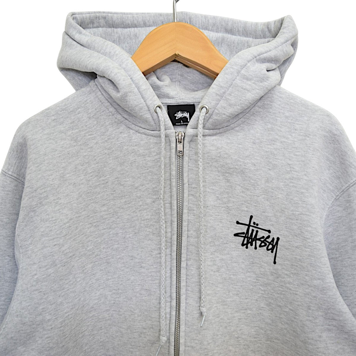 stussy バックロゴジップパーカーZ4000SZS20 古着・中古-4枚目のアイテム画像
