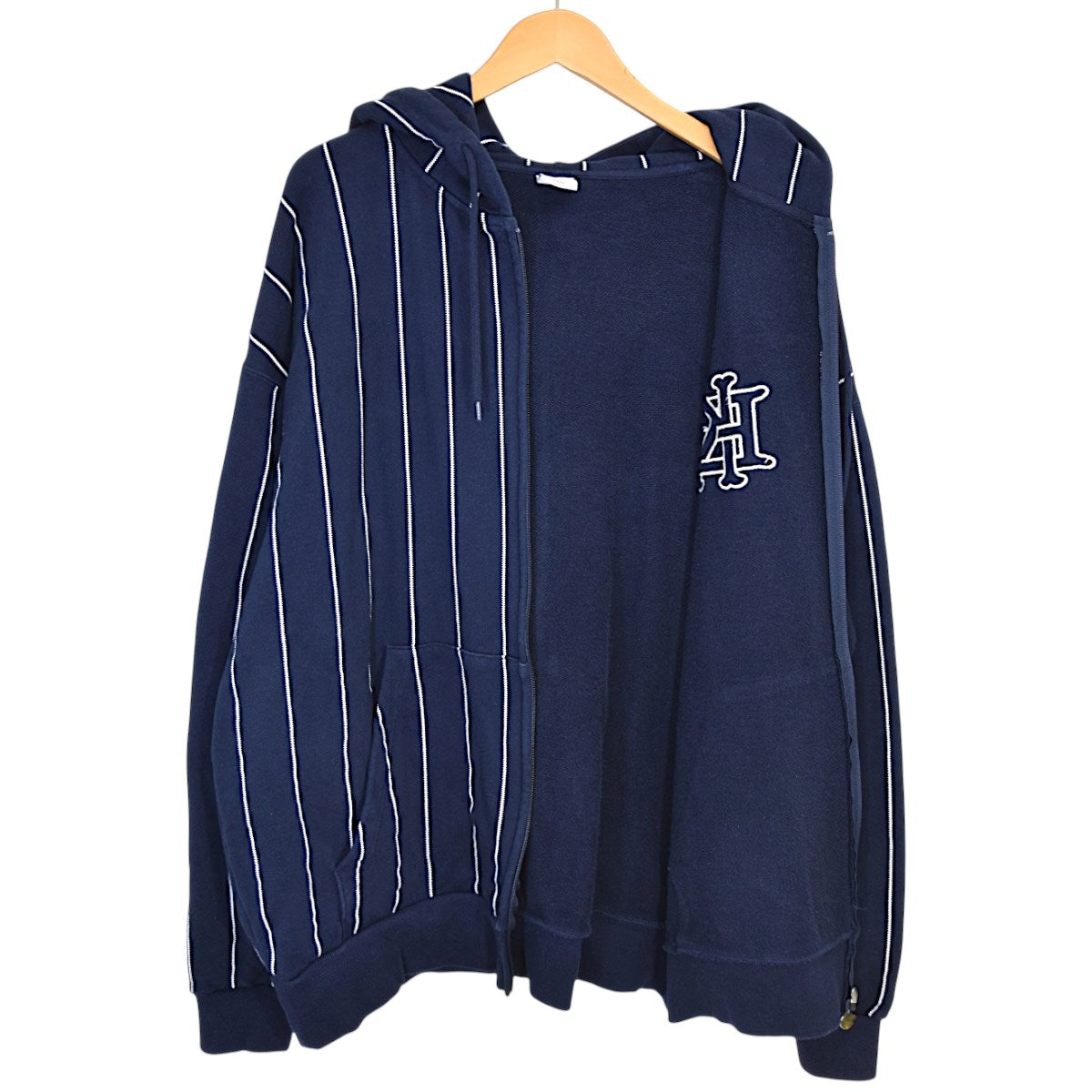 STRIPE SWEAT FULL ZIP HOODIEジップパーカー 2025SS