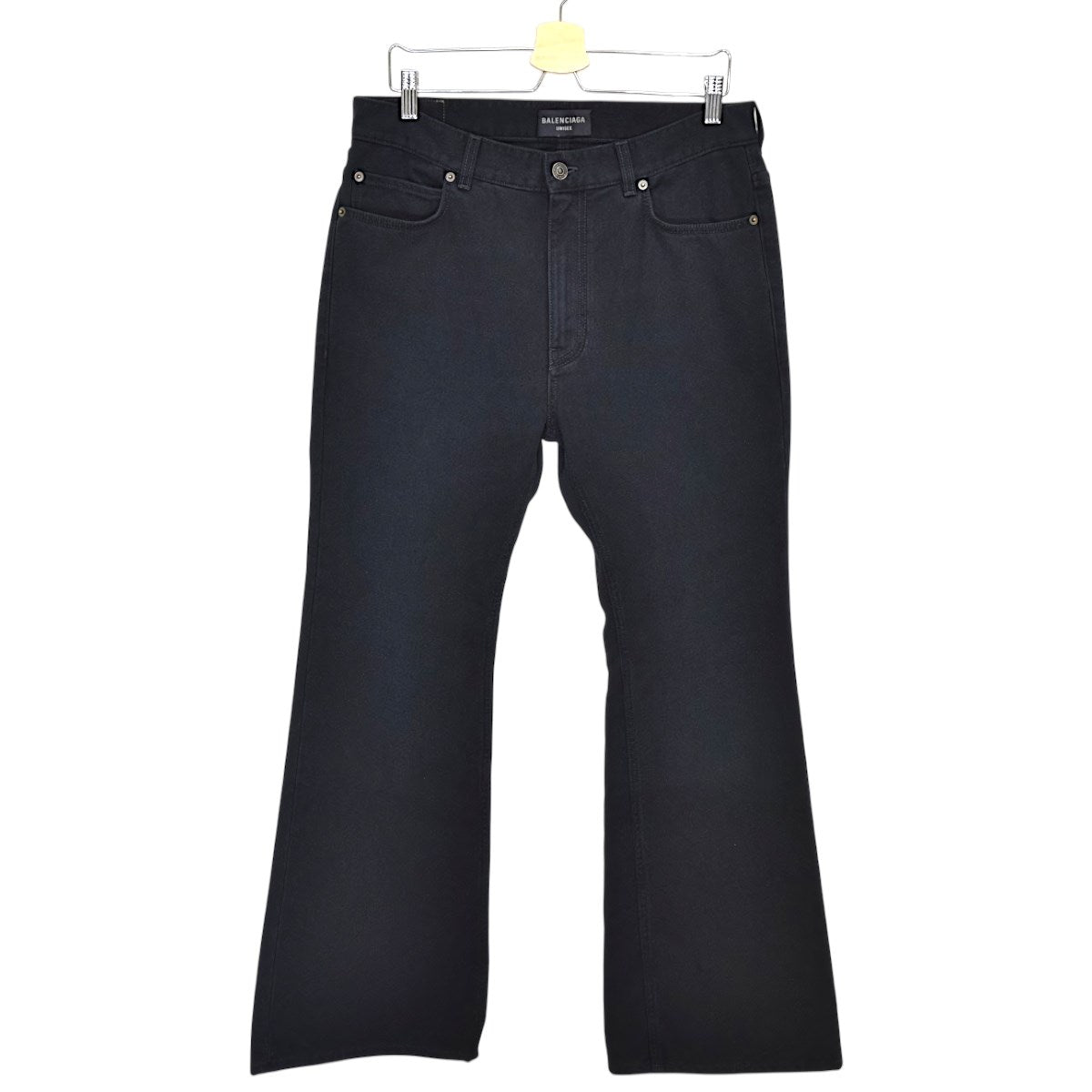 Flared Pantsユーズド加工フレアデニムパンツ790405
