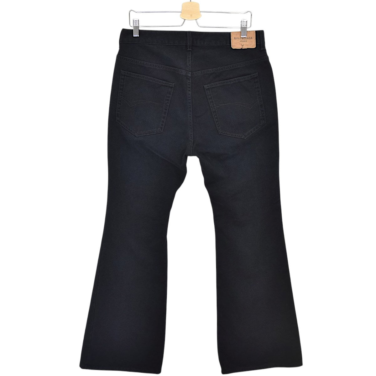 Flared Pantsユーズド加工フレアデニムパンツ790405