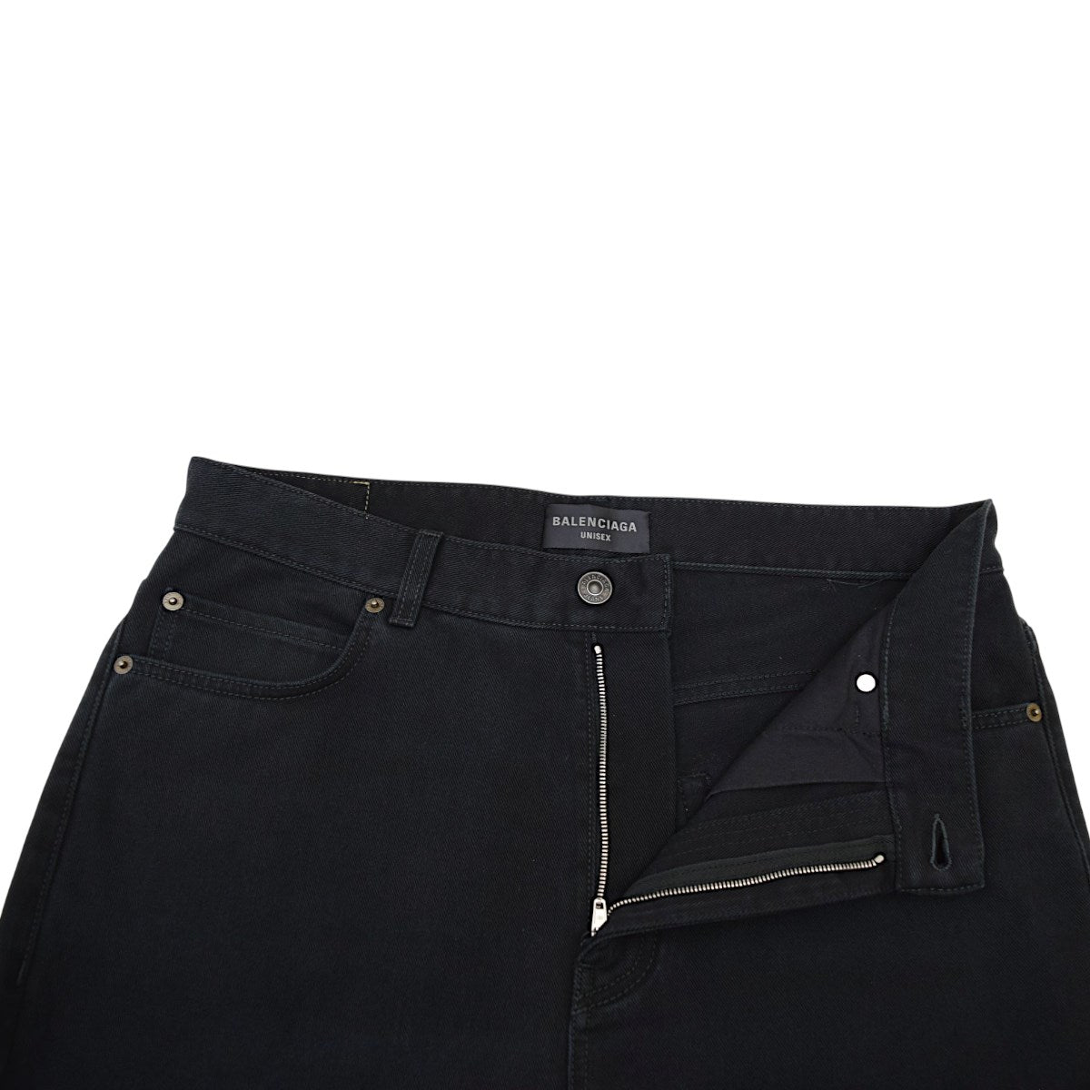Flared Pantsユーズド加工フレアデニムパンツ790405