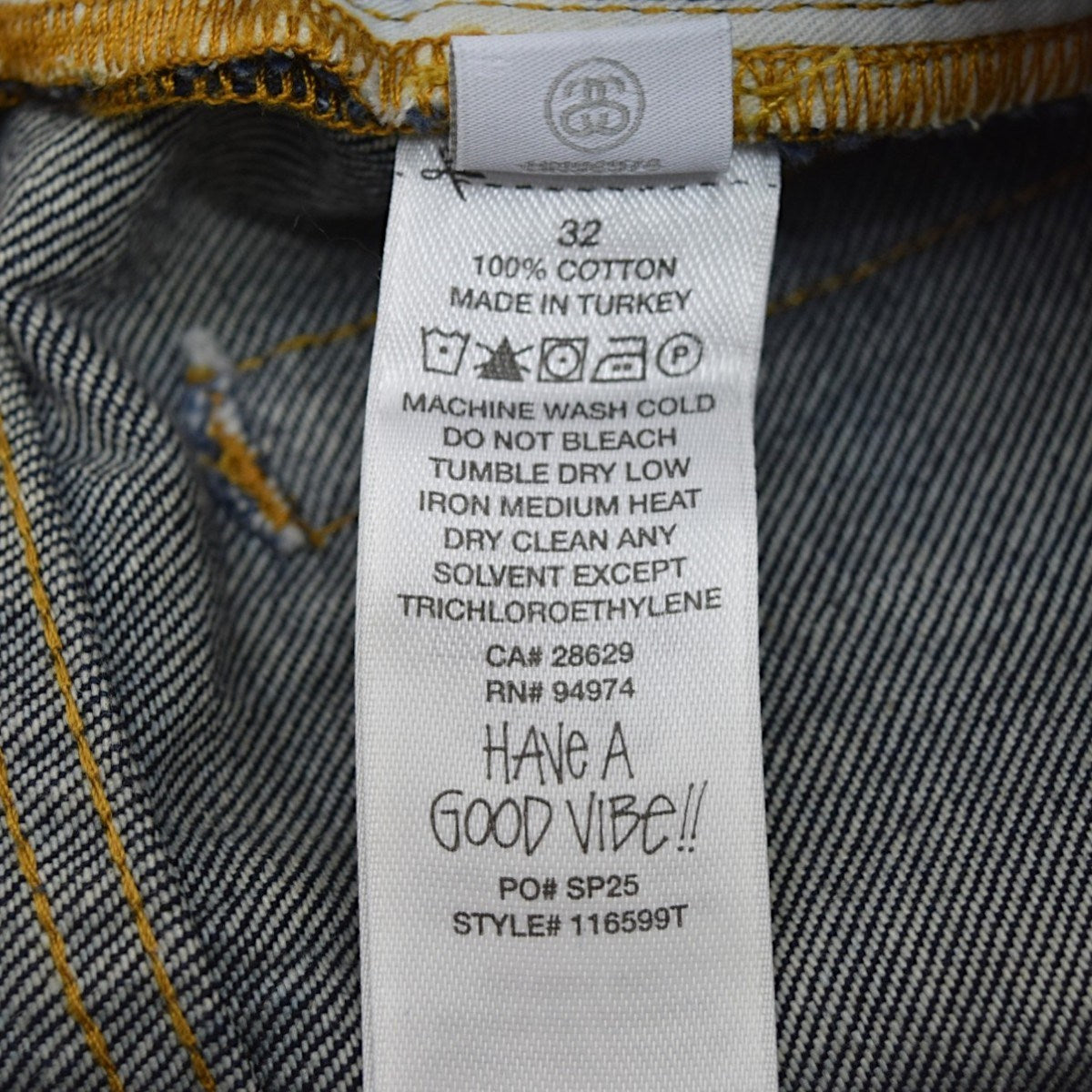 stussy BIG OL’ JEAN DENIMデニムパンツ 2025AW116599T 古着・中古-9枚目のアイテム画像