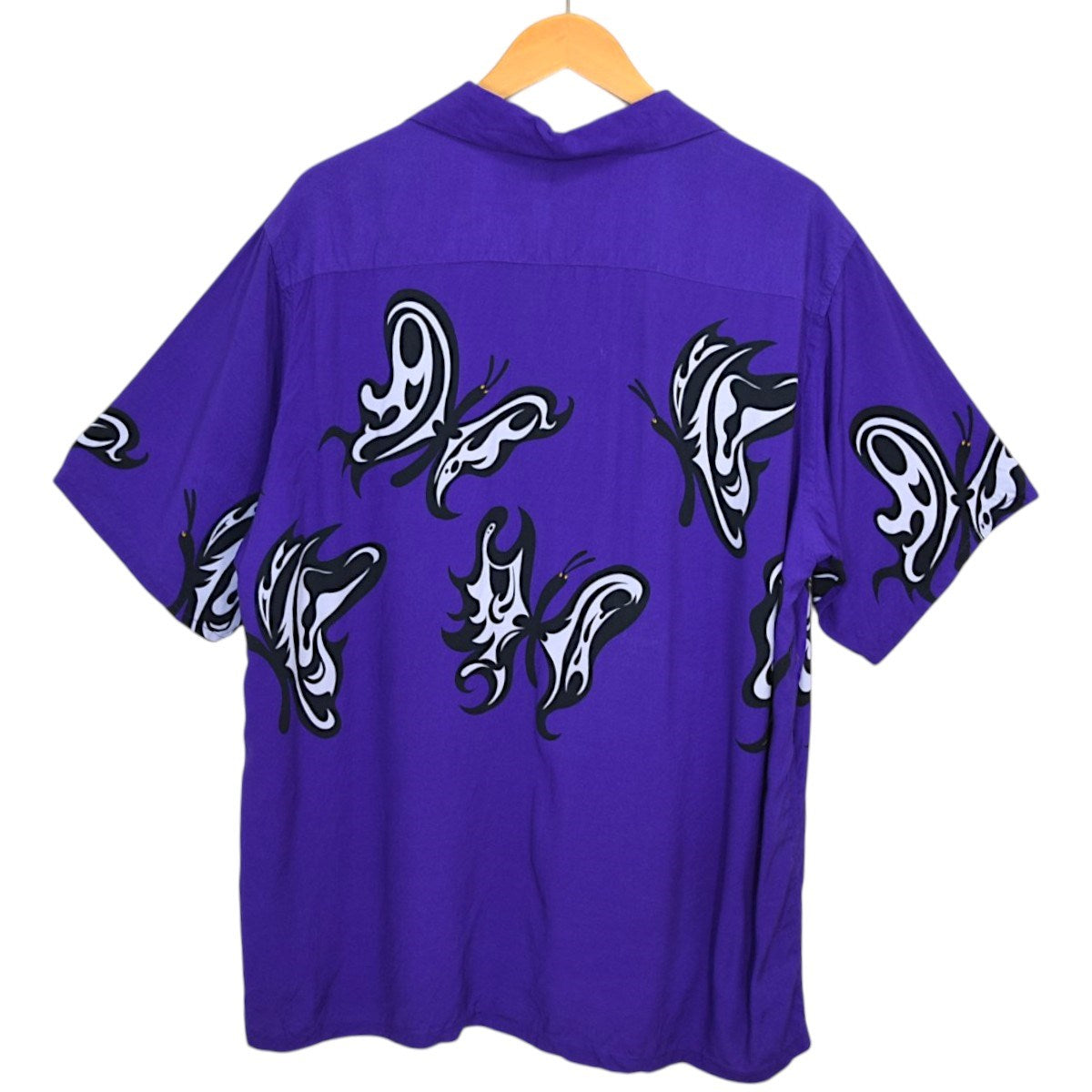 Needles×Kae Tanaka S／S One-Up Shirt - KT PapillonオープンカラーシャツQV432 古着・中古-2枚目のアイテム画像