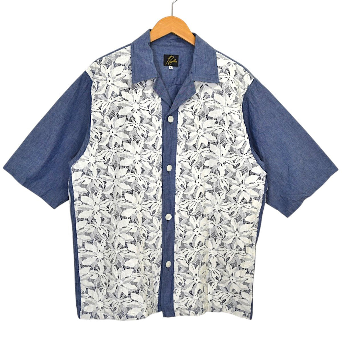 Needles×UNION Cabana ShirtオープンカラーシャツMR540 古着・中古-1枚目のアイテム画像