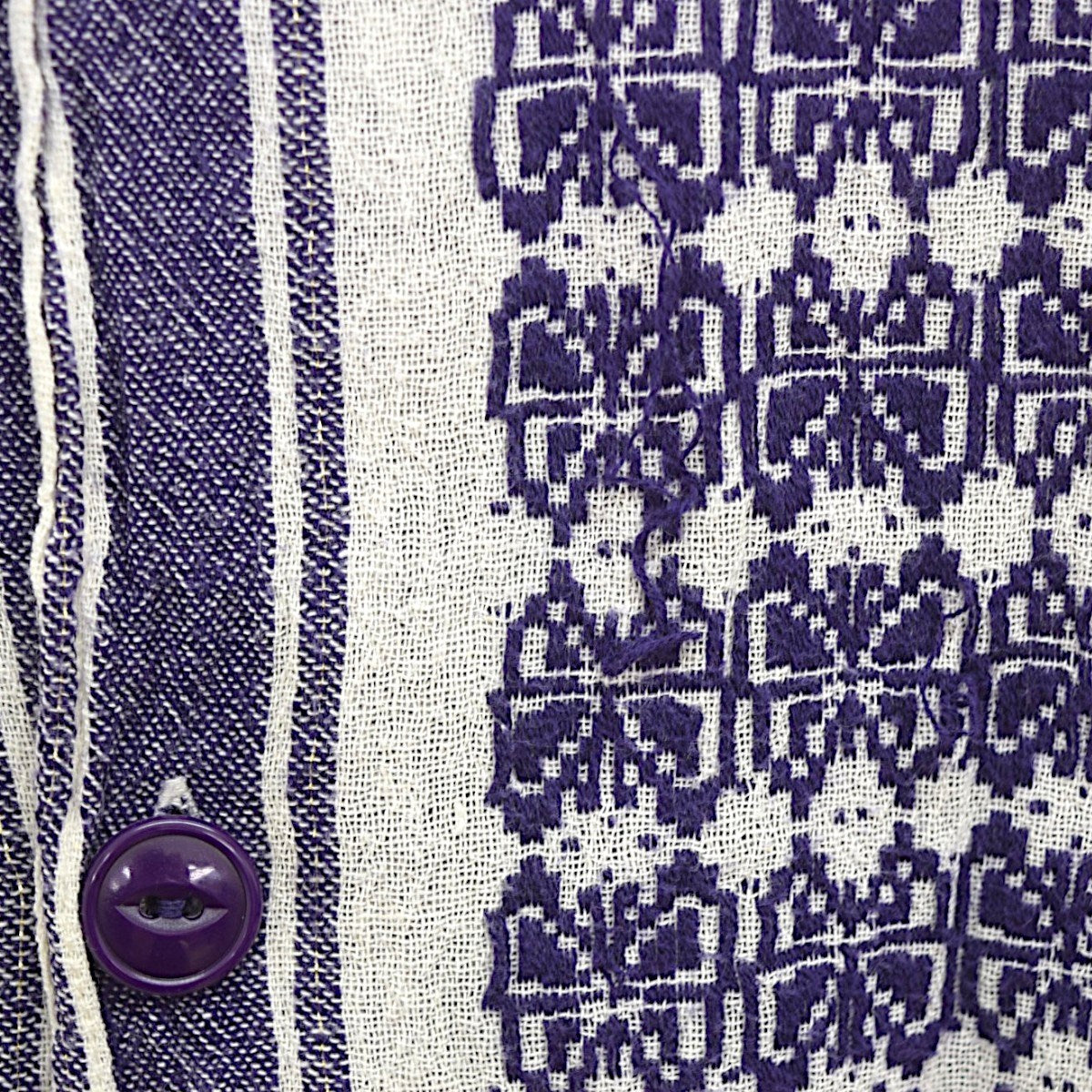 Needles Cabana Shirt - Papillon Stripe Dobby Jq．オープンカラーシャツMR242 古着・中古-4枚目のアイテム画像