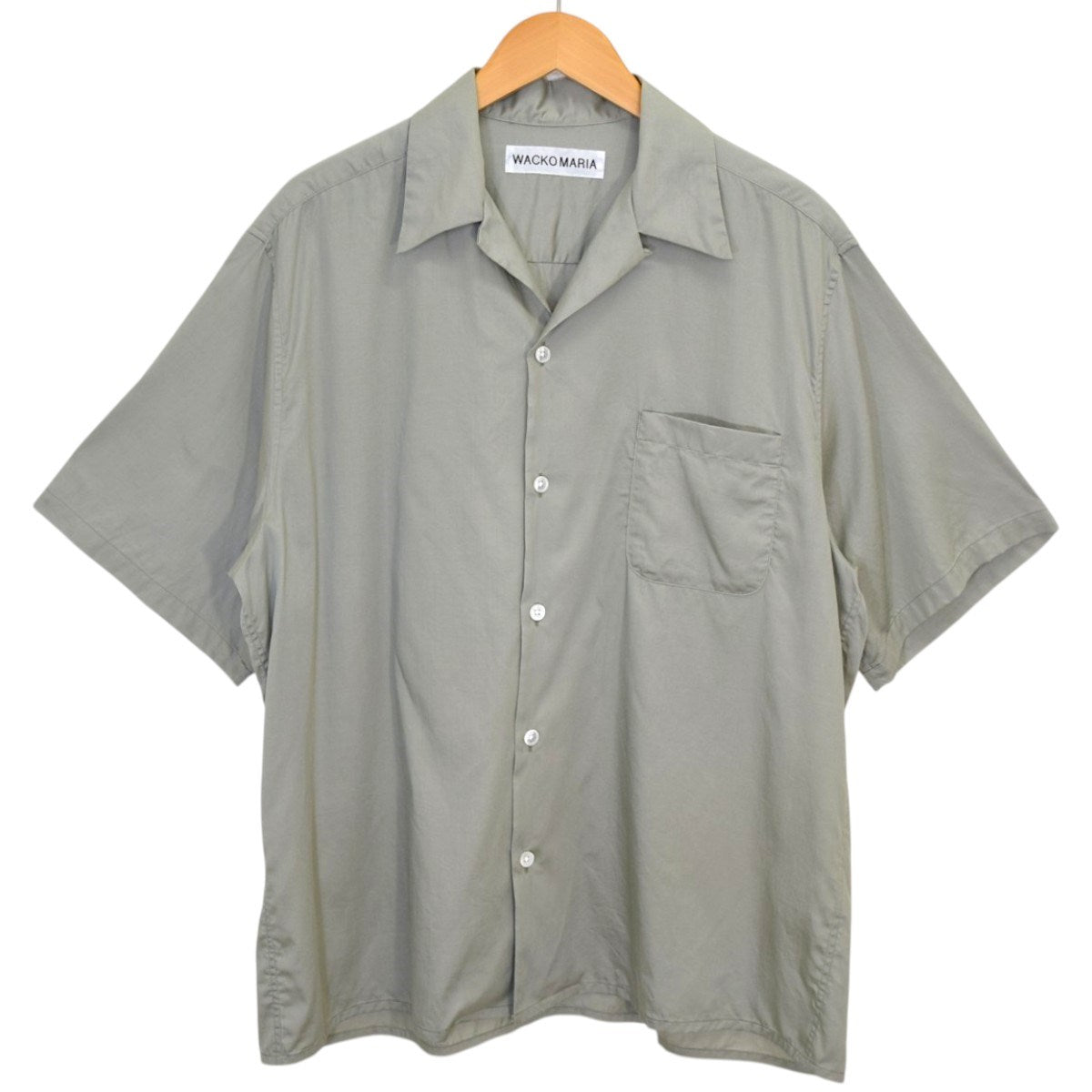 WACKO MARIA×SOKTAS OPEN COLLAR SHIRT S／S(TYPE-2)オープンカラーシャツ26SS-WMS-OC19 古着・中古-1枚目のアイテム画像