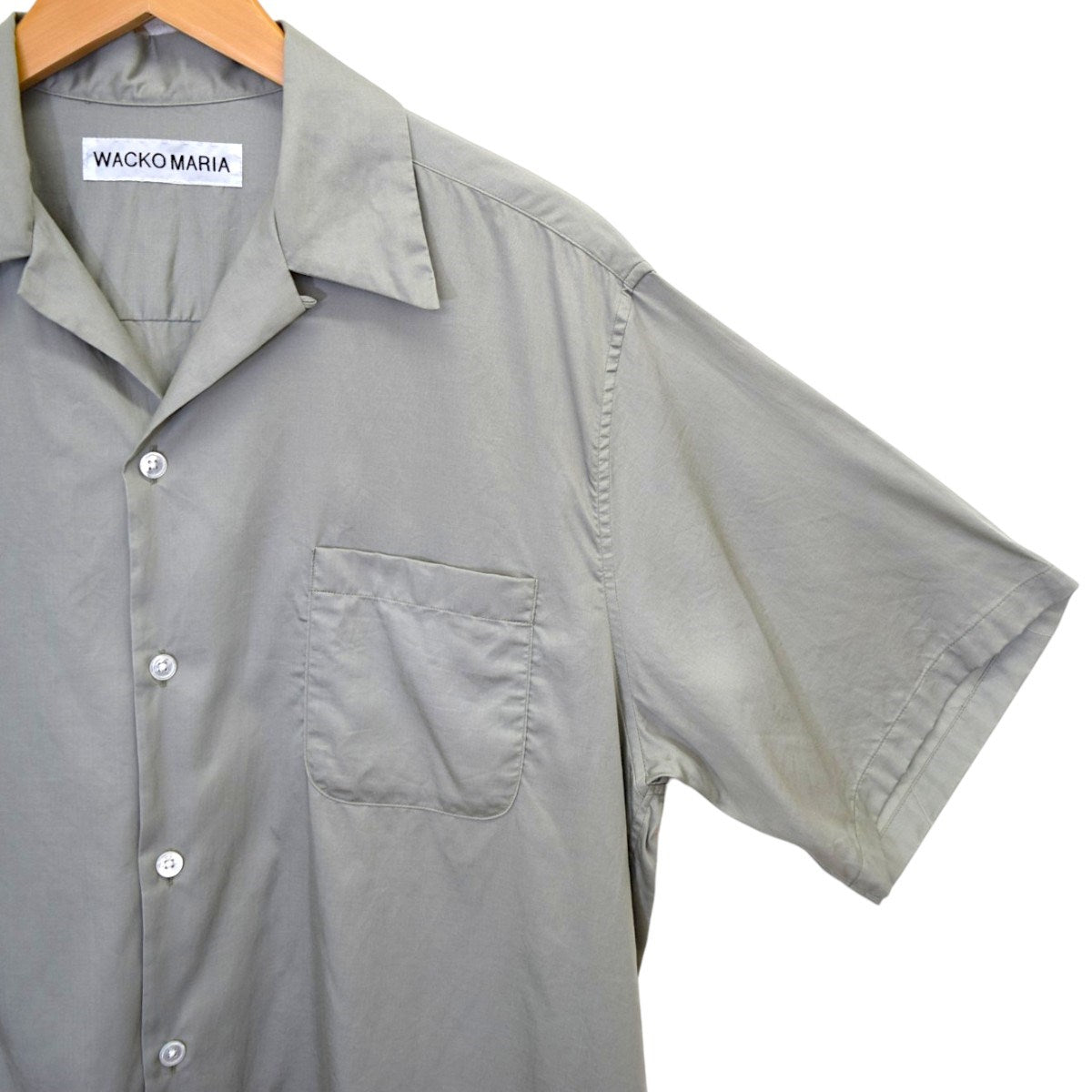 WACKO MARIA×SOKTAS OPEN COLLAR SHIRT S／S(TYPE-2)オープンカラーシャツ26SS-WMS-OC19 古着・中古-4枚目のアイテム画像