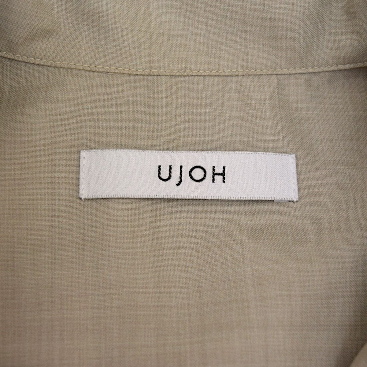 UJOH HOMME Wide Set Open Collar BOX ShirtオープンカラーシャツM732-B55-120 古着・中古-5枚目のアイテム画像