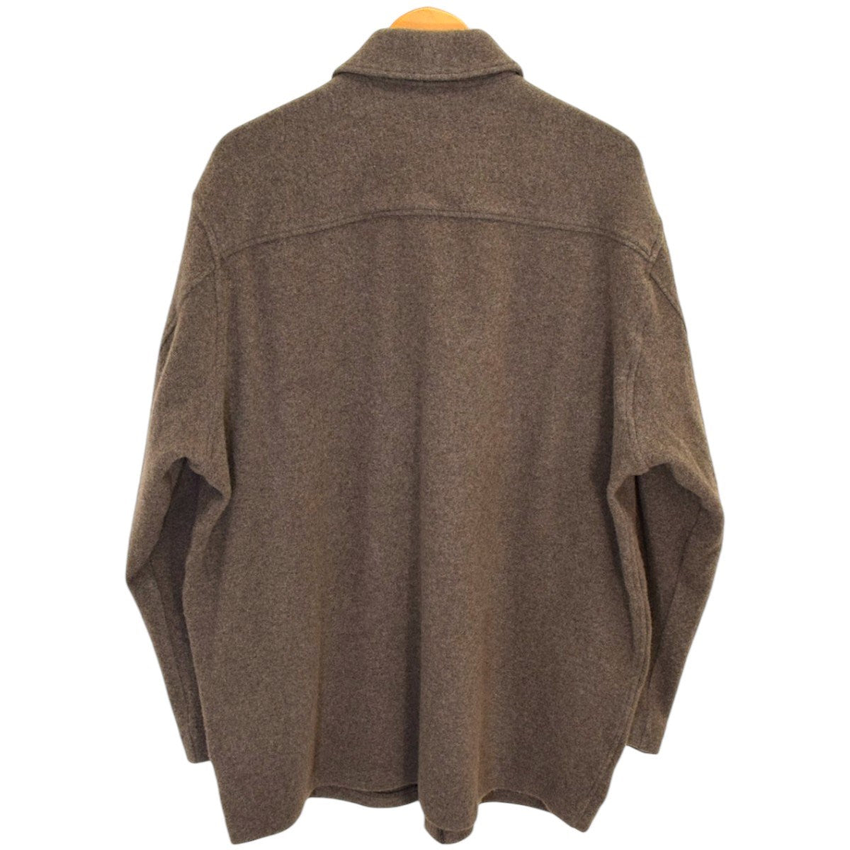 CASHMERE WOOL BRUSHED JERSEY BIG SHIRTSカシミヤウールビッグシャツA21AB01PT