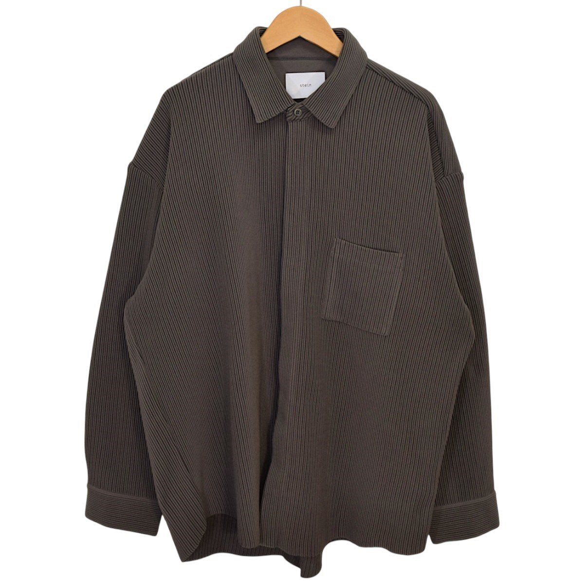 OVERSIZED GRADATION PLEATS SHIRTオーバーサイズ プリーツシャツST.303