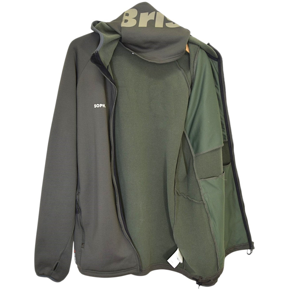 F．C．R．B． POLARTEC POWER STRETCH ZIP UP GAITER HOODIEポーラーテックジップ パーカー 2024AWFCRB-242063 古着・中古-3枚目のアイテム画像