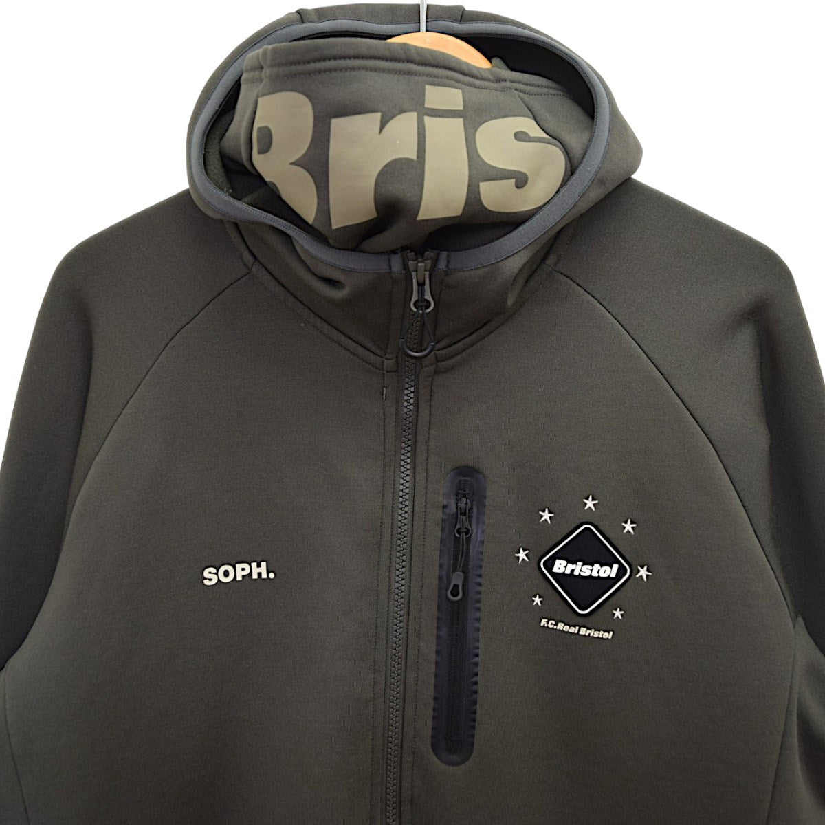 F．C．R．B． POLARTEC POWER STRETCH ZIP UP GAITER HOODIEポーラーテックジップ パーカー 2024AWFCRB-242063 古着・中古-4枚目のアイテム画像