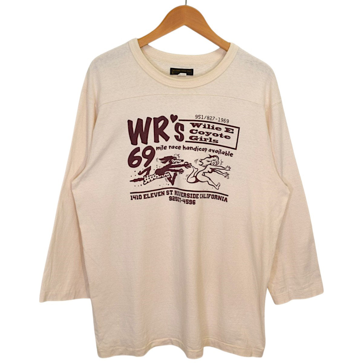 INTAGE FOOTBALL TEE-1： WR’S 69フットボールTシャツ