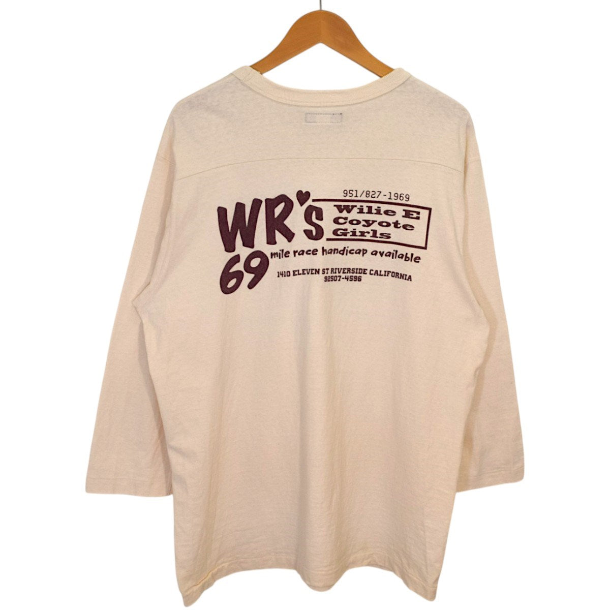 INTAGE FOOTBALL TEE-1： WR’S 69フットボールTシャツ