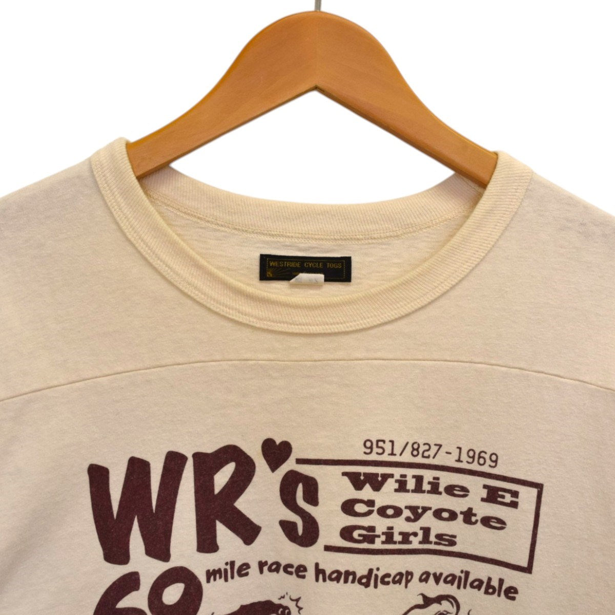 INTAGE FOOTBALL TEE-1： WR’S 69フットボールTシャツ