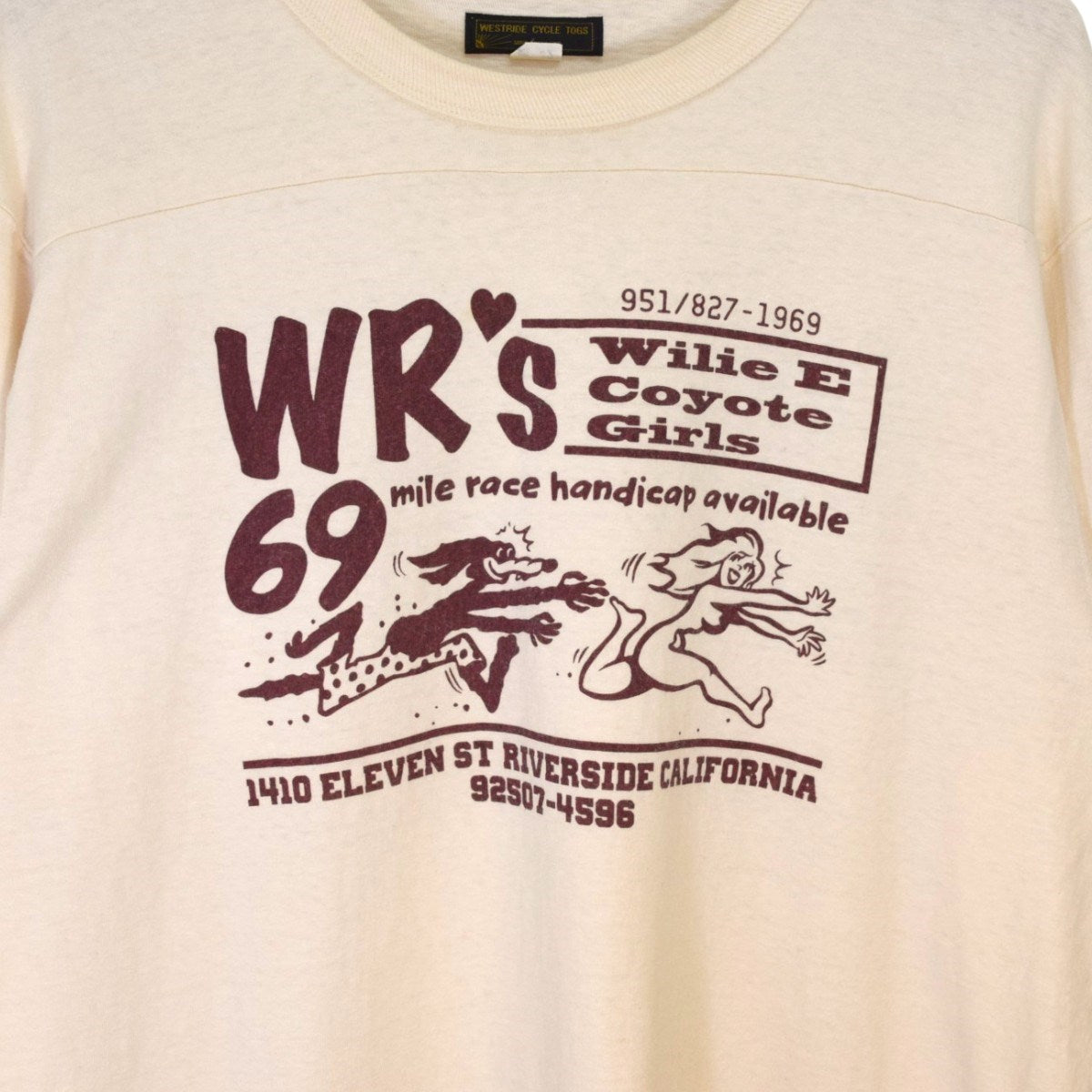 INTAGE FOOTBALL TEE-1： WR’S 69フットボールTシャツ