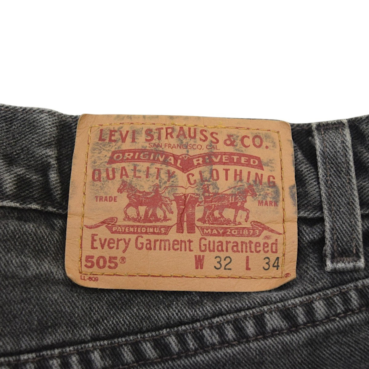 505 ブラックデニムパンツ 00S00505-0260
