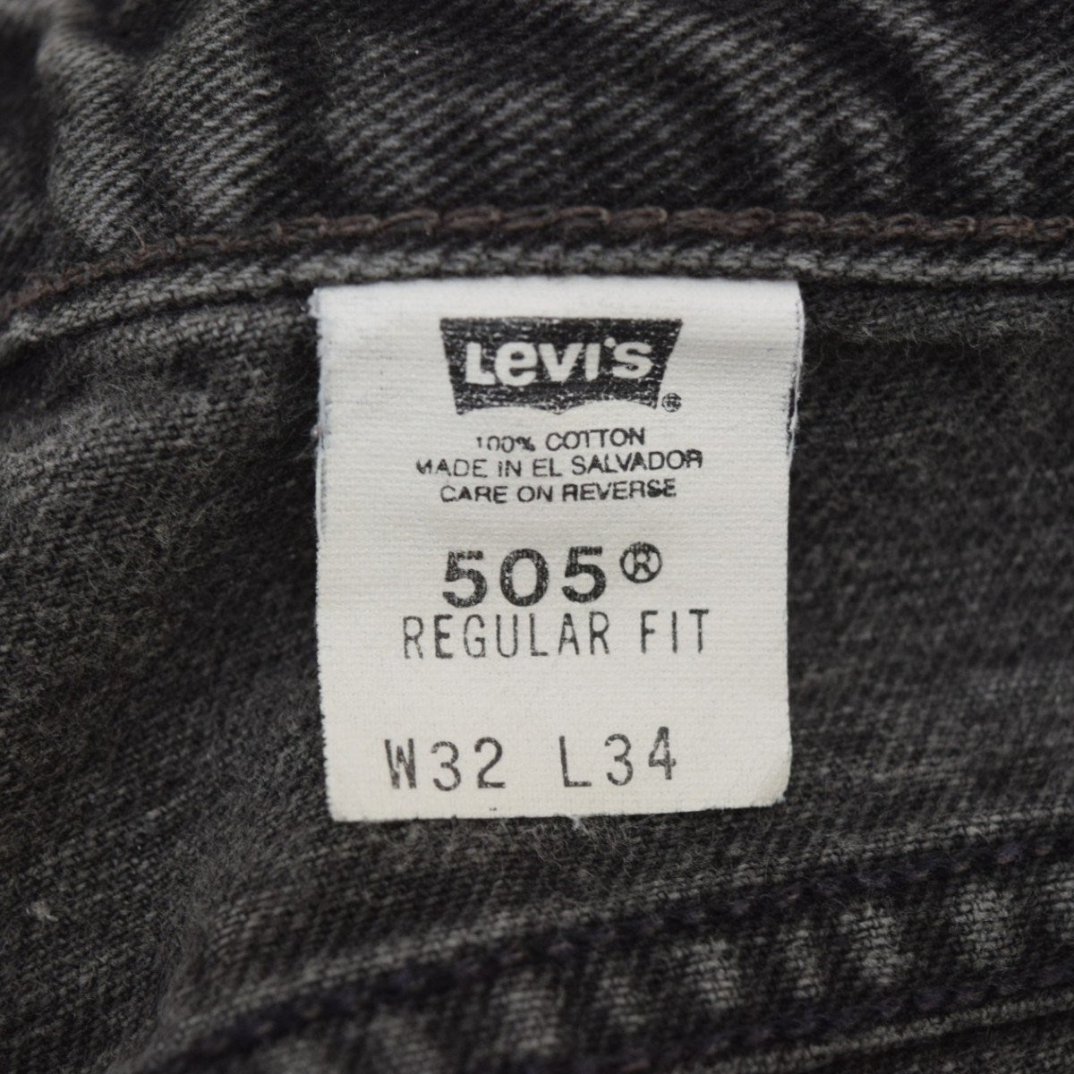 505 ブラックデニムパンツ 00S00505-0260