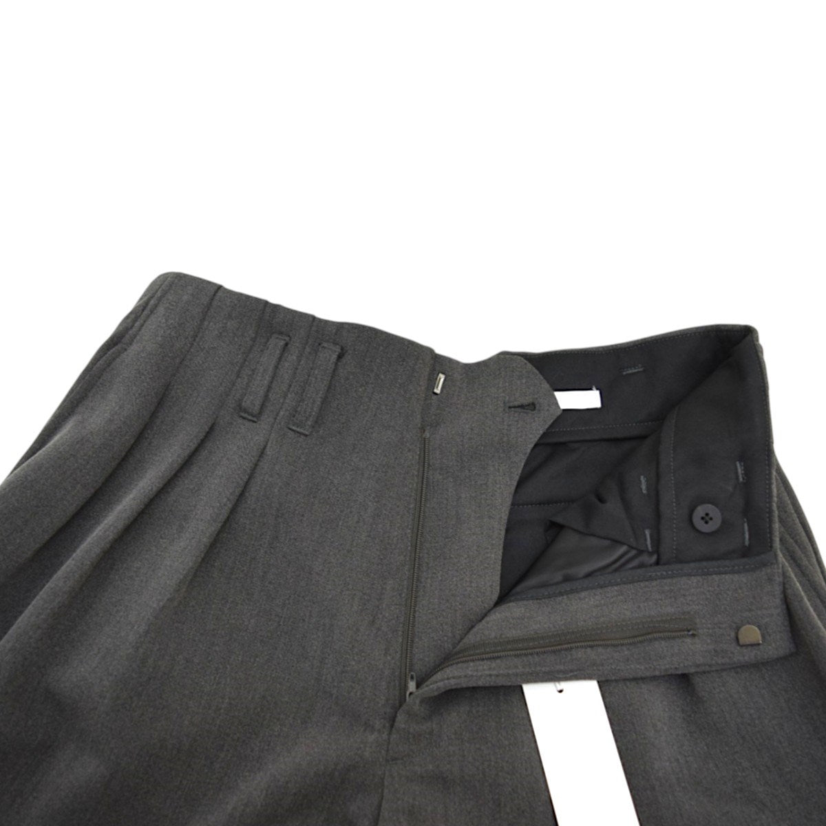 WYM LIDNM SLIGHT FLARE DOUBLE CLOTH BAGGY SLACKSバギースラックスWYpt1406 古着・中古-3枚目のアイテム画像