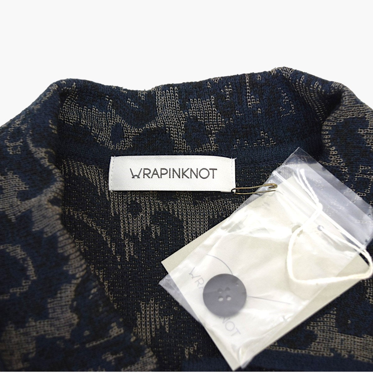 FLORAL PATTERN KNIT ART L／S SHIRTフローラル パターン ニット シャツWK124-MSH03