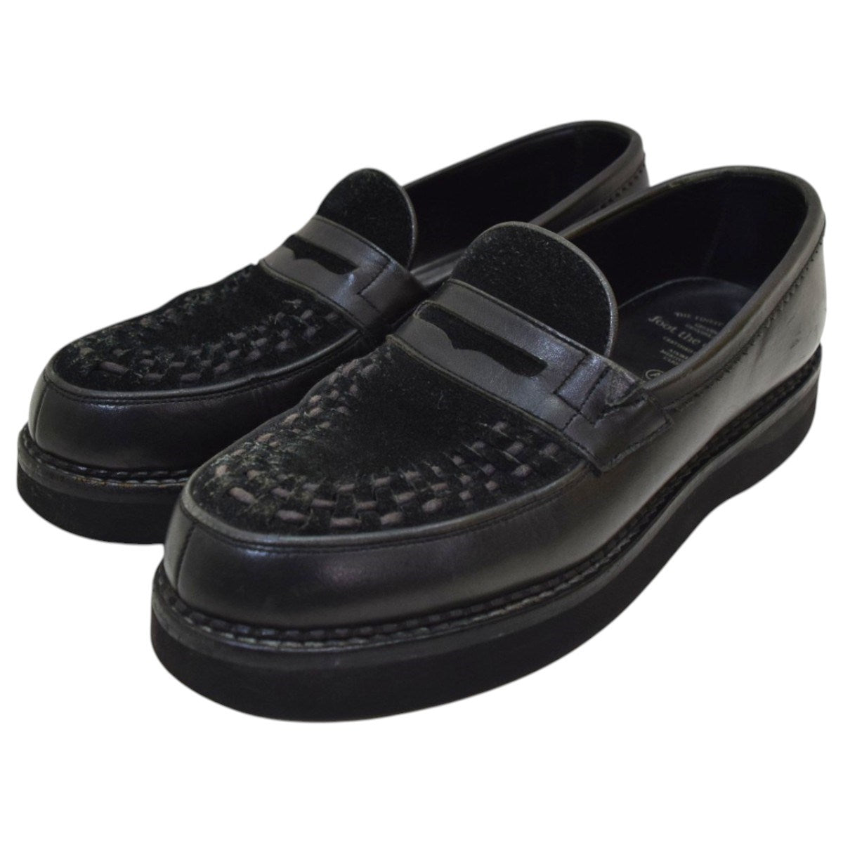 G．B．LOAFERスエード切替コインローファーFTC1612015