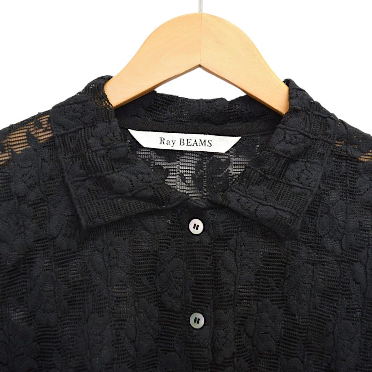 RAY BEAMS カットレースシャツ 2026SS 古着・中古-3枚目のアイテム画像