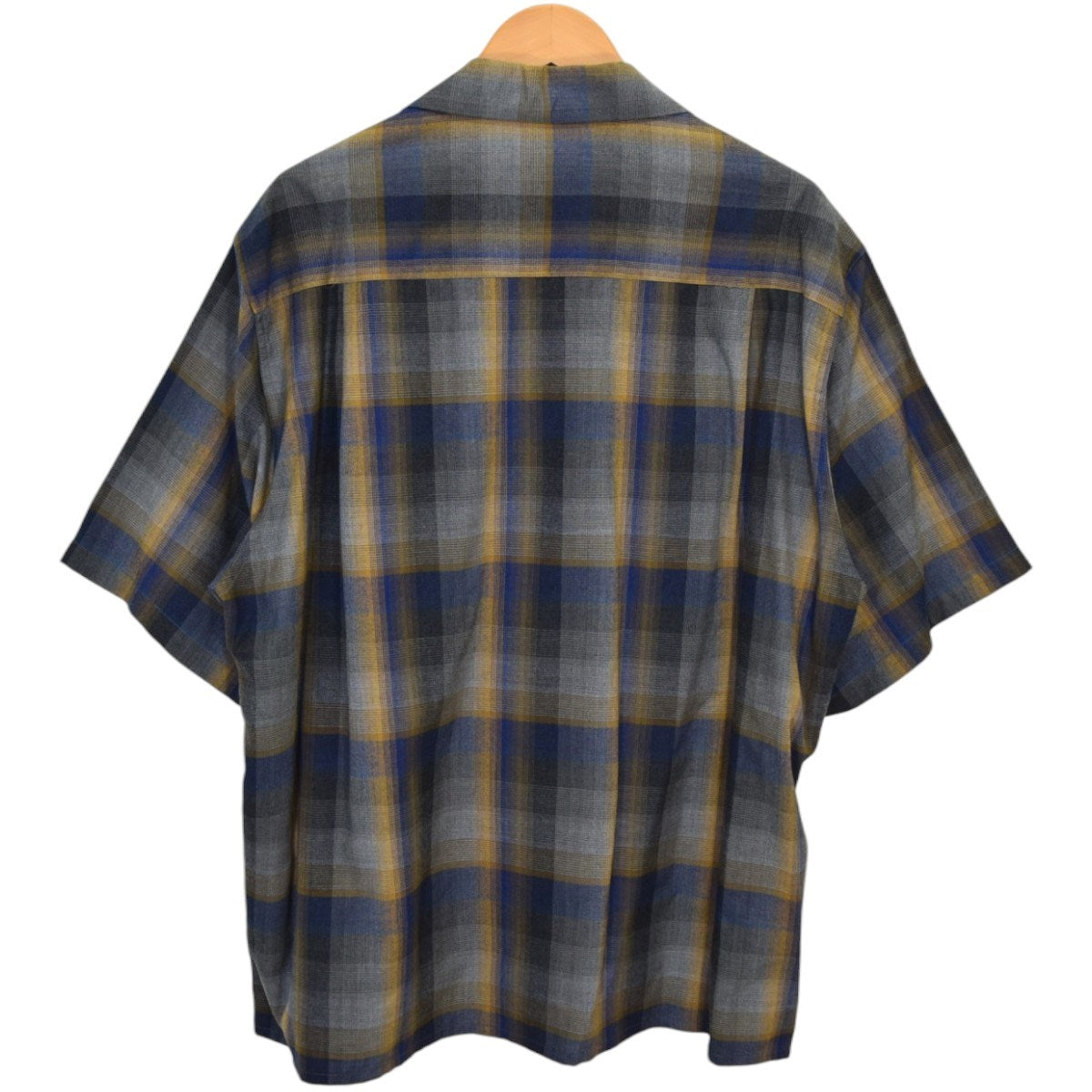 OMBRE CHECK OPEN COLLAR SH S／S(TYPE-1)オンブレチェックオープンカラーシャツ 2026SS26SS-WMS-OC09