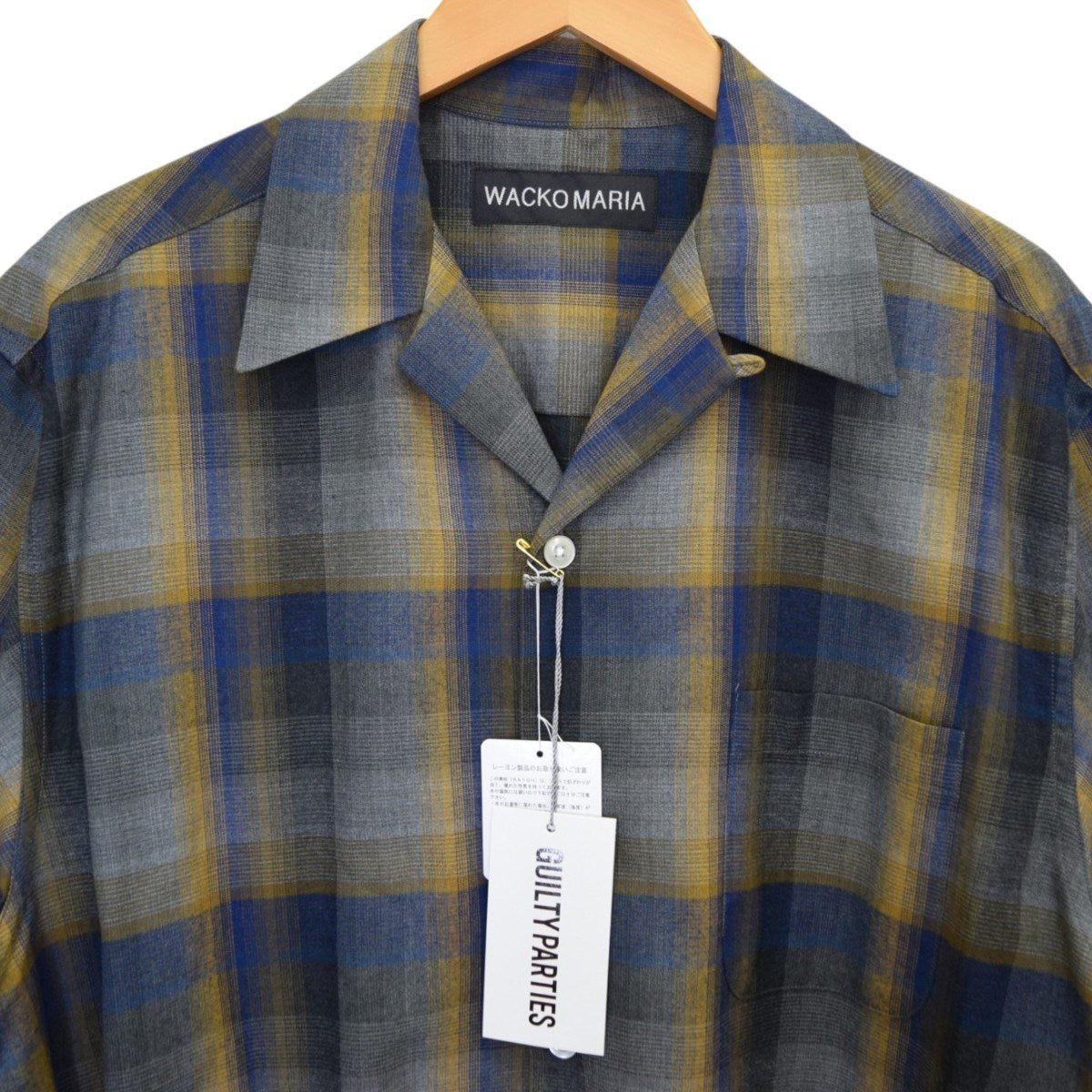 OMBRE CHECK OPEN COLLAR SH S／S(TYPE-1)オンブレチェックオープンカラーシャツ 2026SS26SS-WMS-OC09