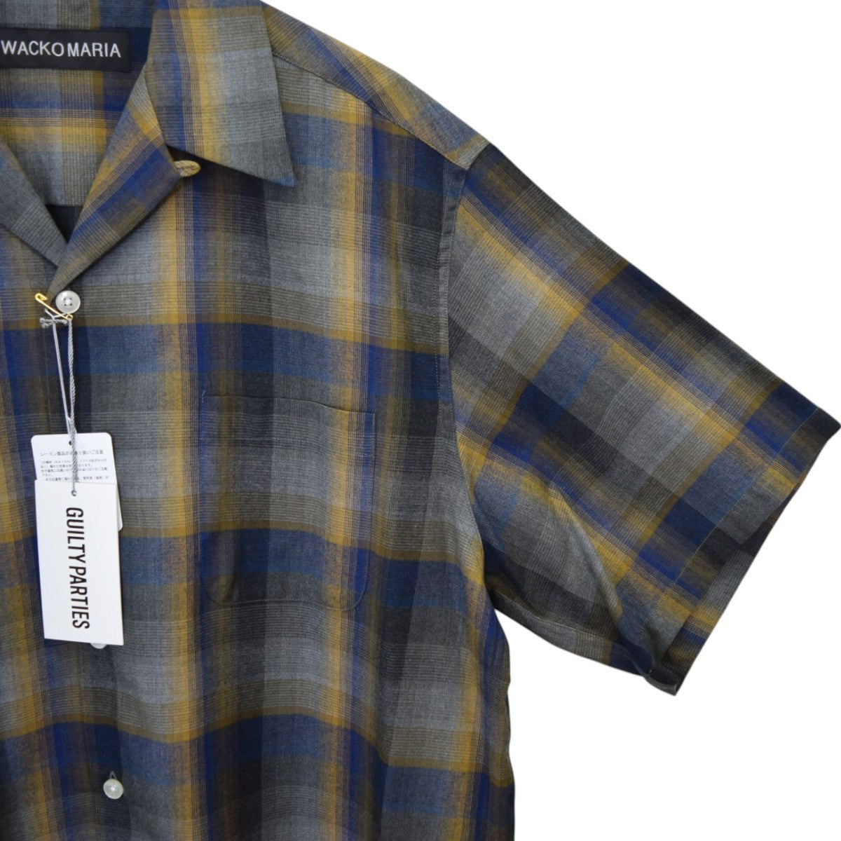 OMBRE CHECK OPEN COLLAR SH S／S(TYPE-1)オンブレチェックオープンカラーシャツ 2026SS26SS-WMS-OC09